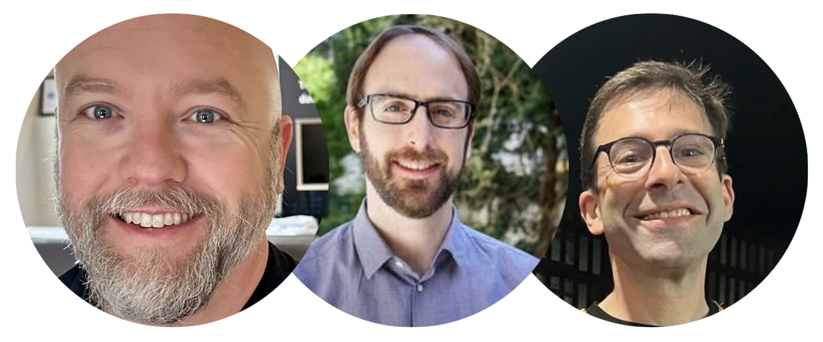 Carlos Schedigger, Alex Chisholm, Ron Blum